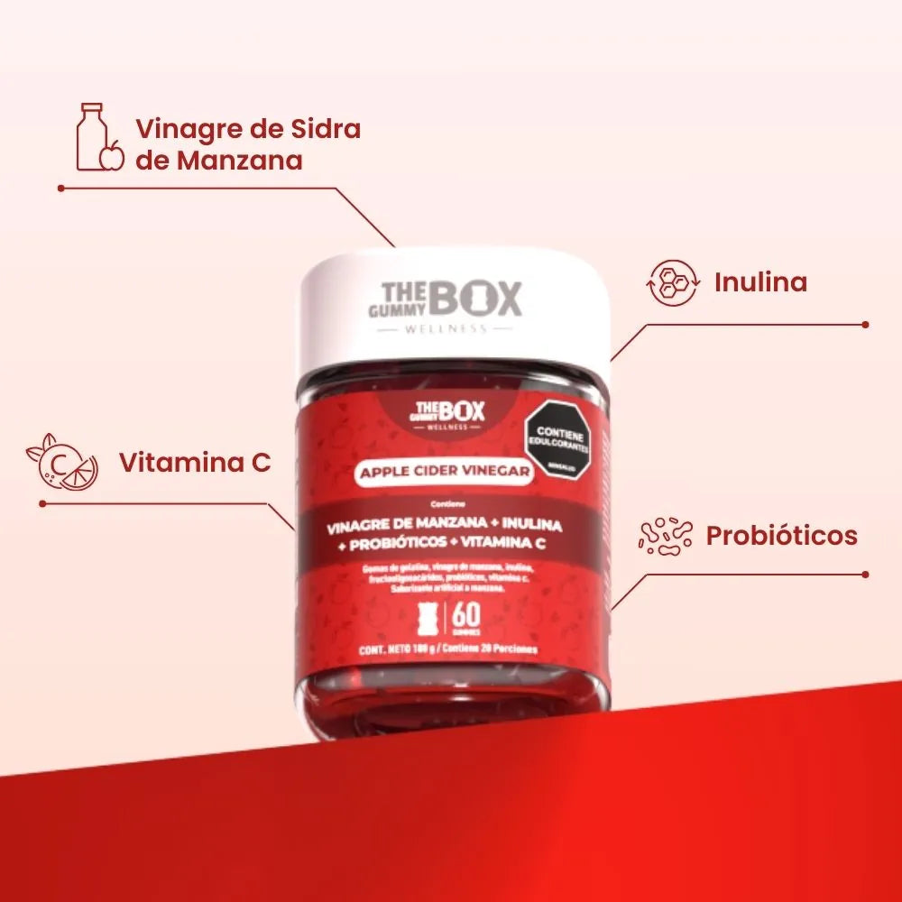 Vinagre de manzana en gomitas🍎