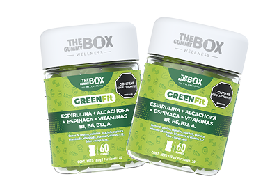 Espirulina, alcachofa, espinaca y vitaminas en gomitas💚
