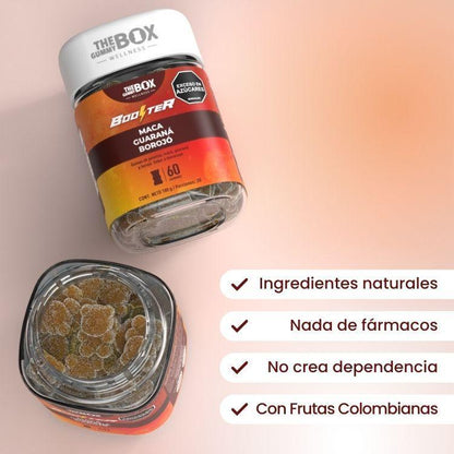 Maca, guaraná y borojó en gomitas ⚡️